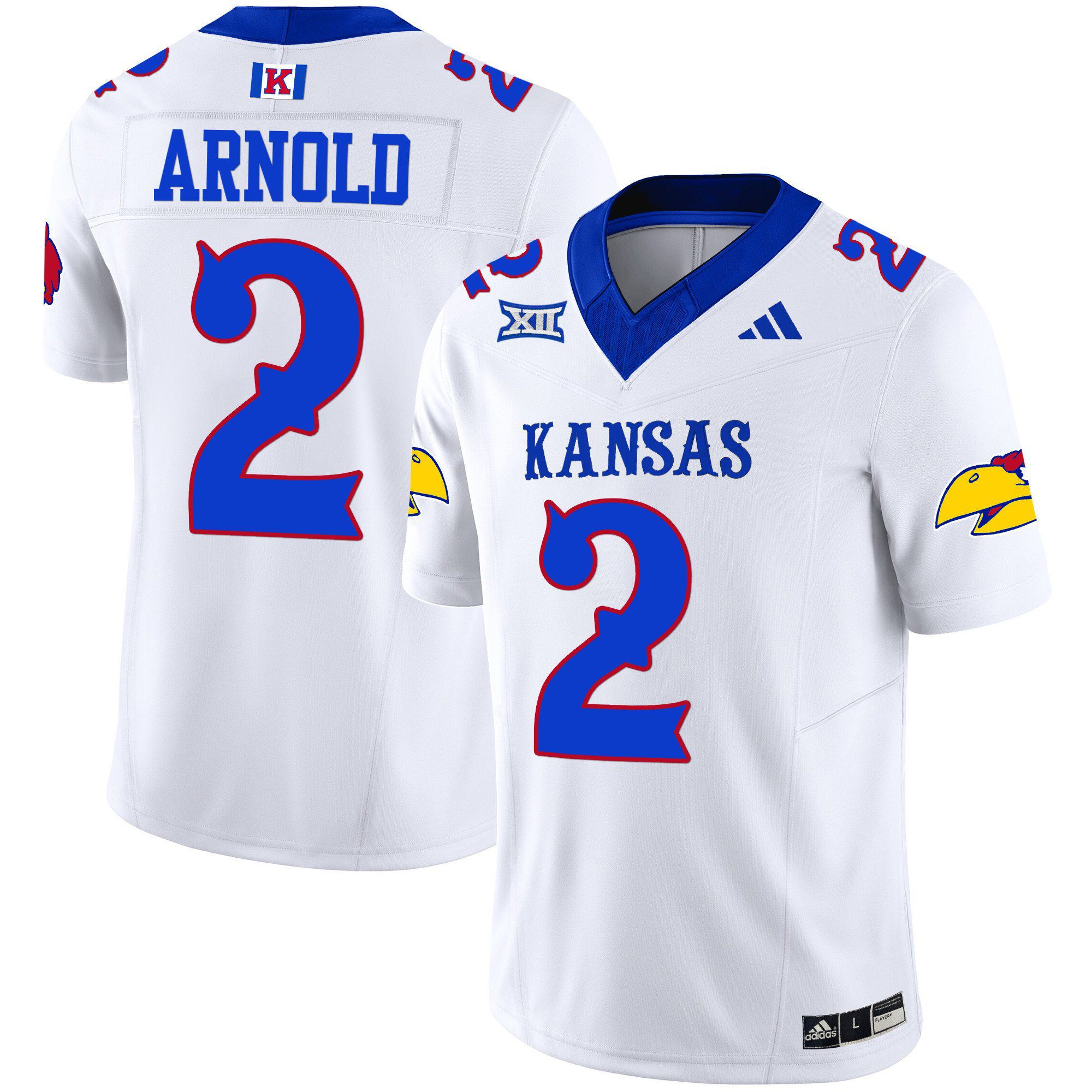 Men Kansas Jayhawks #2 Arnold White 2024 Blackhawk Vapor Limited NCAA Jersey->indianapolis colts->NFL Jersey